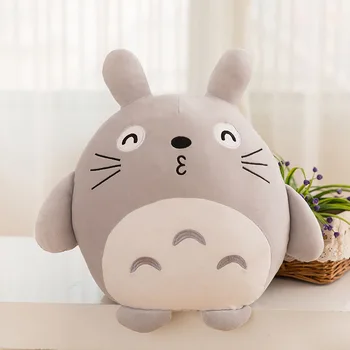 

[Funny] 45cm 4 colors down feather lovely plush toy, my neighbor totoro plush toy cute soft doll totoro baby kids toys gift