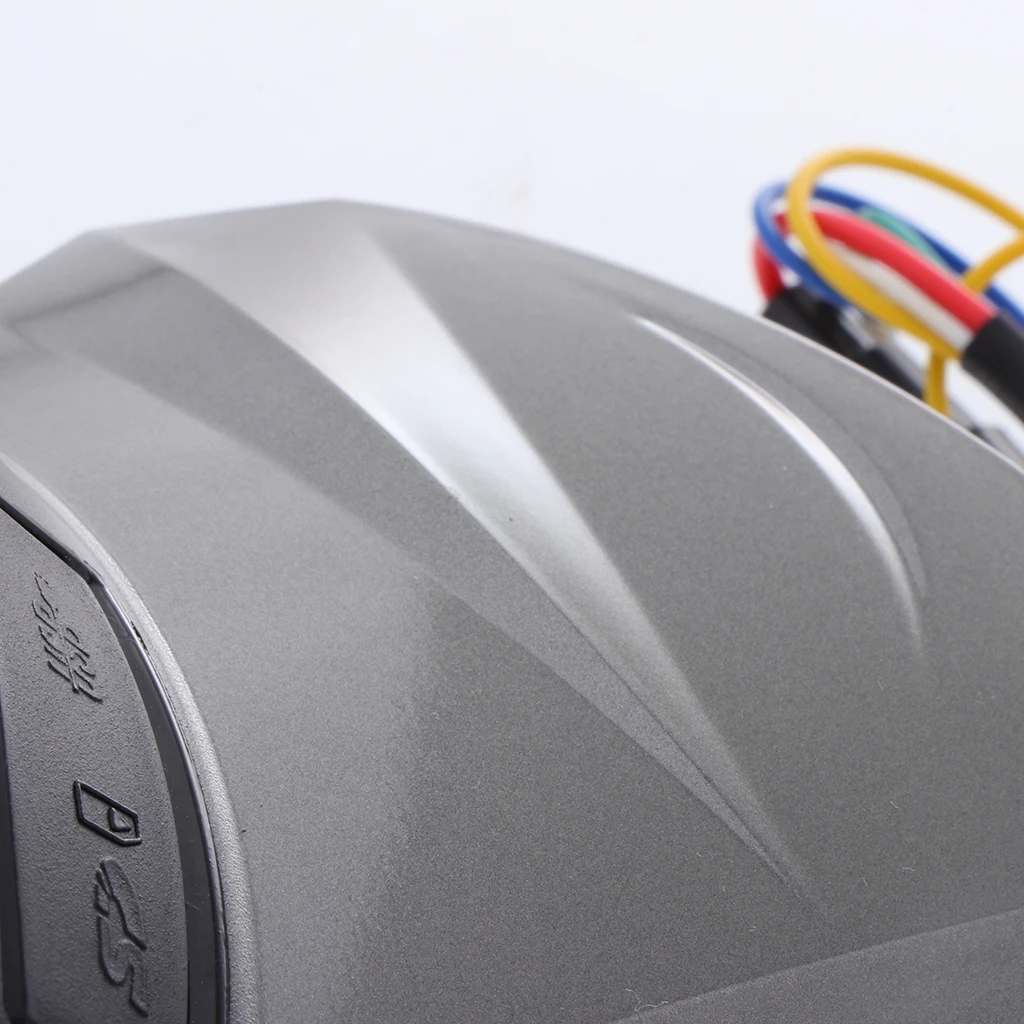 12V Motorcycle FM Radio Headlight Speaker-Two Keys Two Screws Two Nuts Four Brackets