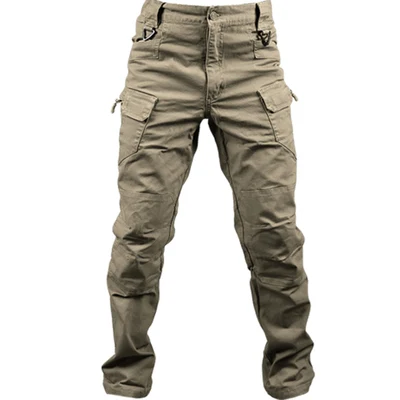 Cotton Elastic Fabric IX7 City Military Tactical Cargo Pants Men SWAT Combat Army Trousers Male Casual Many Pockets Pants