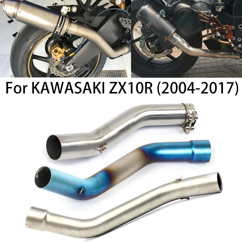 For KAWASAKI ZX10R 2004 2005 2008 2017 Modified Motorcycle Exhaust