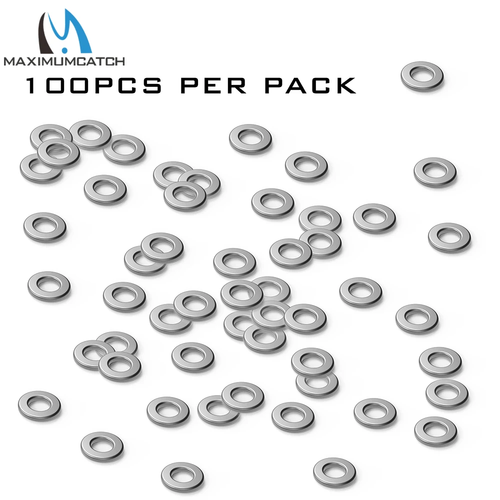 Maximumcatch Tippet Ring 100pcs/lot YM-6046 Carp Fishing Round Rig Ring  Fishing Tackle Accessories