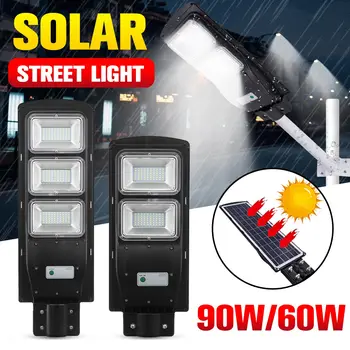 

Mising 60/90W 120/180LED Solar Street Light Radar + PIR Motion Sensor Outdoor Wall Lamp Solar Waterproof Landscape Garden Light