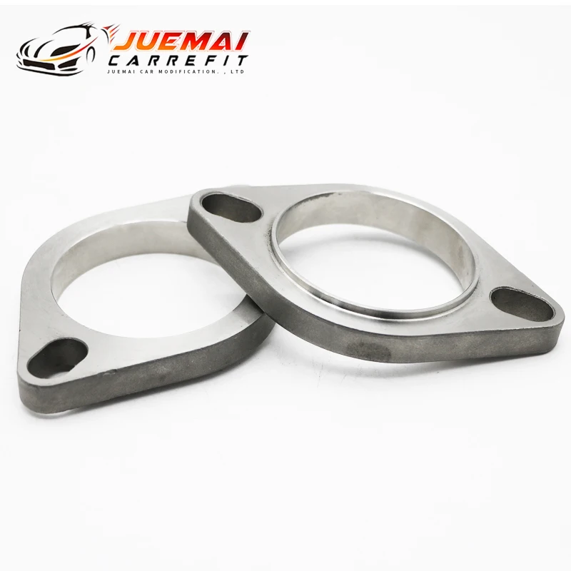 

JUEMAI Vehical Accessories Universal Stainless Steel Exhaust Muffler Flange Car Exhaust Pipe Connection 51mm 63mm 76mm Joint