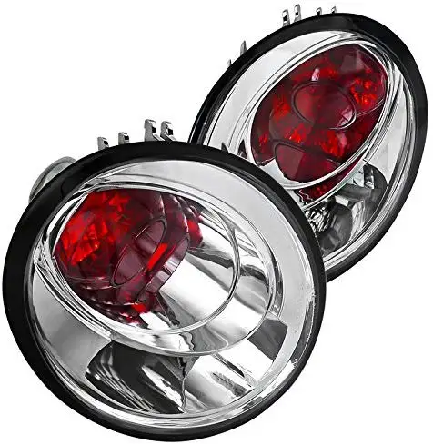 Sulinso тюнинг LT-BEE98-APC евро хром Altezza задние фонари правый+ левый Драйвер в сборе для Volkswagen Beetle драйвер в сборе