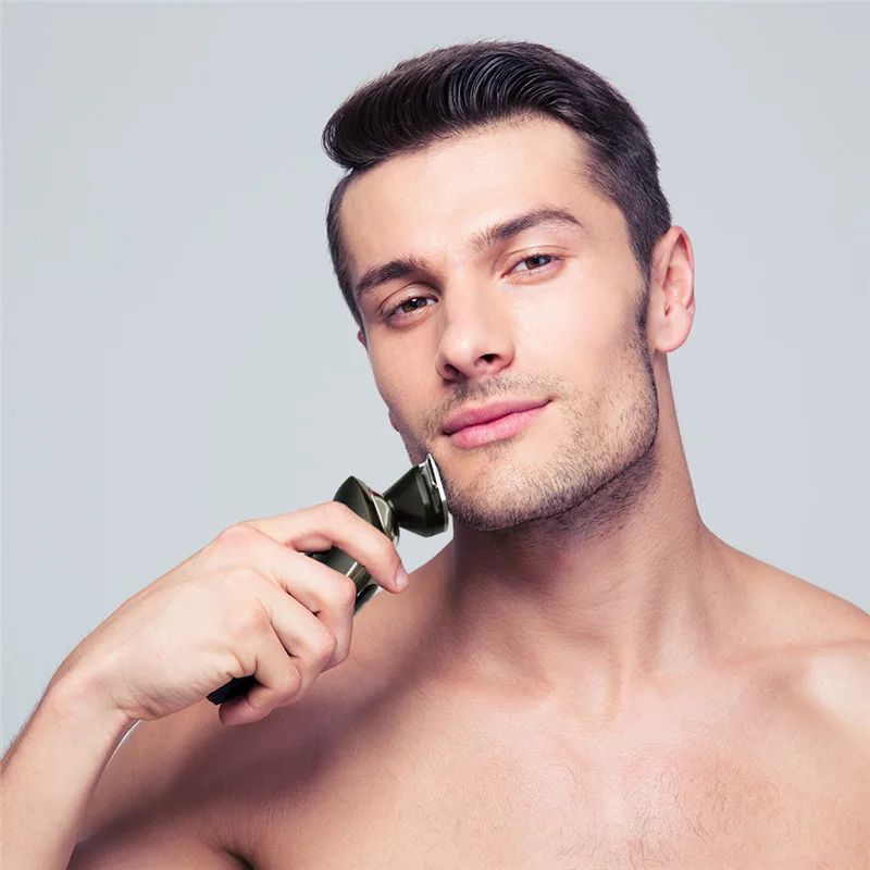 Electric Shaver Beard Trimmer 3in1 Grooming Kit Wet Dry Electric Shaver For Men Rechargeable Washable