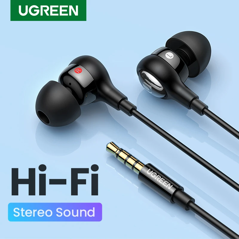 Connector Earbuds Earphone Wired Headphones Headset with Mic and Volume Control,Isolation Noise 