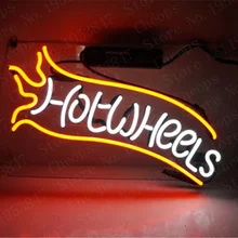Hot Wheels подарок неоновые вывески из настоящего стекла пробки Открытый пивной бар Паб Homeroom Girlsroom вечерние декор 14x9