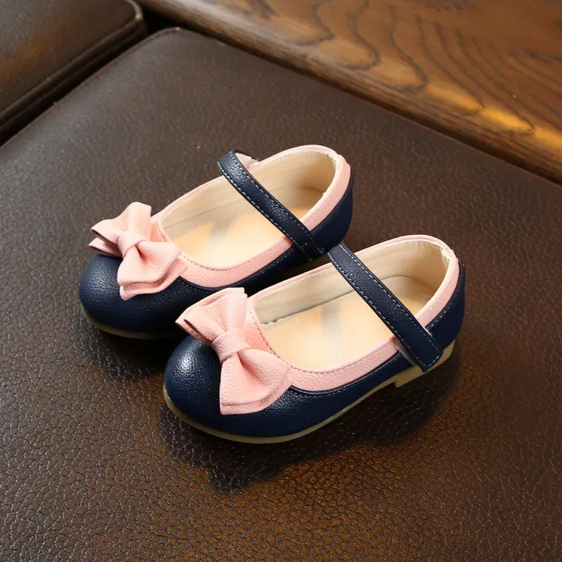 

Baby Girl Autumn Children Shoes Breathable Bowknot Anti-Slip Casual Sneakers Toddler Soft Soled Walking Shoes