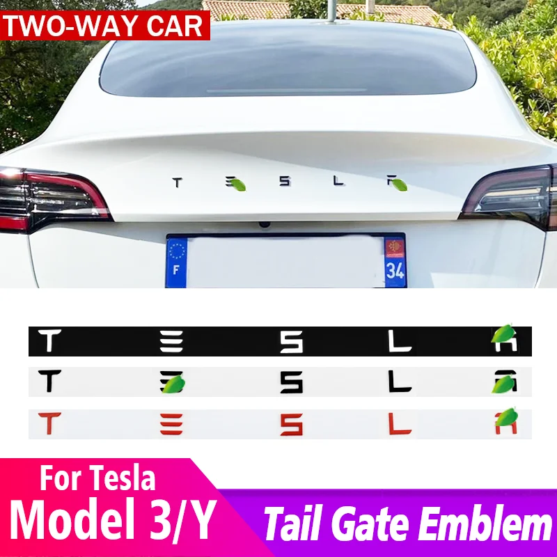 Наклейка для заднего багажника с буквами tesla model 3 логотип модели Y S X специальные