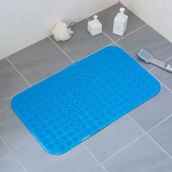 

Solid Color Simple Bathroom Anti-slip Mat Bathtub Carpet Toilet Shower Waterproof Foot Message Pad Non-slip Home Kitchen PVC Rug
