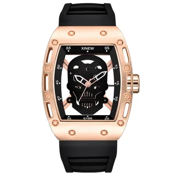 

Skeleton Modern Design Quartz Watch Men Fashion Brand Men'S Watches For Dropshipping Wristwatch For Male Horloges Mannen