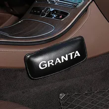 Кожаный Автомобильный наколенник для Лада Гранта, подушка для салона автомобиля, удобная эластичная Подушка с эффектом памяти, поддерживающие аксессуары