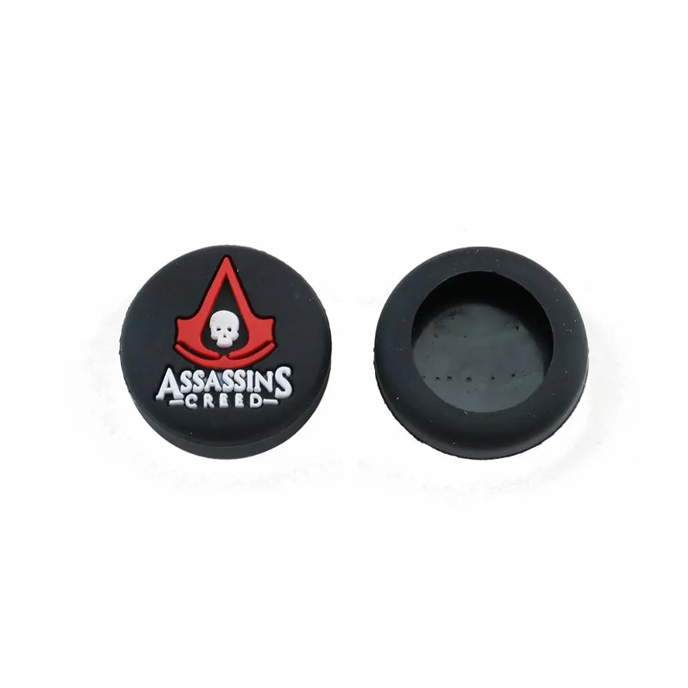 YuXi силиконовые Мстители Человек-паук Thumb Grip cap Stick джойстик чехол для sony PS3 PS4 Slim для Xbox One 360 для Switch Pro - Цвет: E