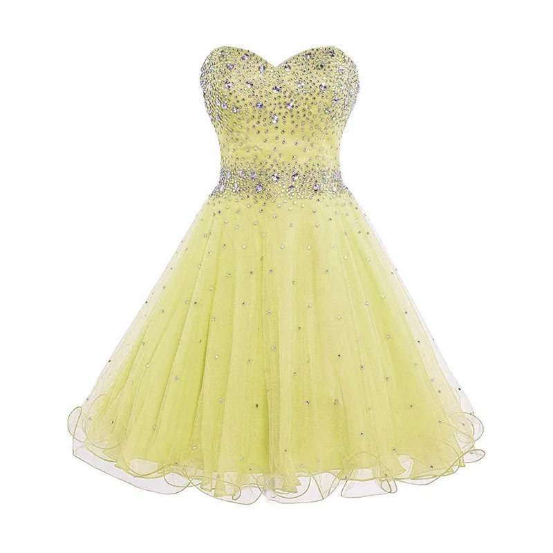 Блестящее платье для выпускного вечера с бисером Vestido De Formatura Curto короткие платья для выпускного на шнуровке Выпускные платья для 8-го класса