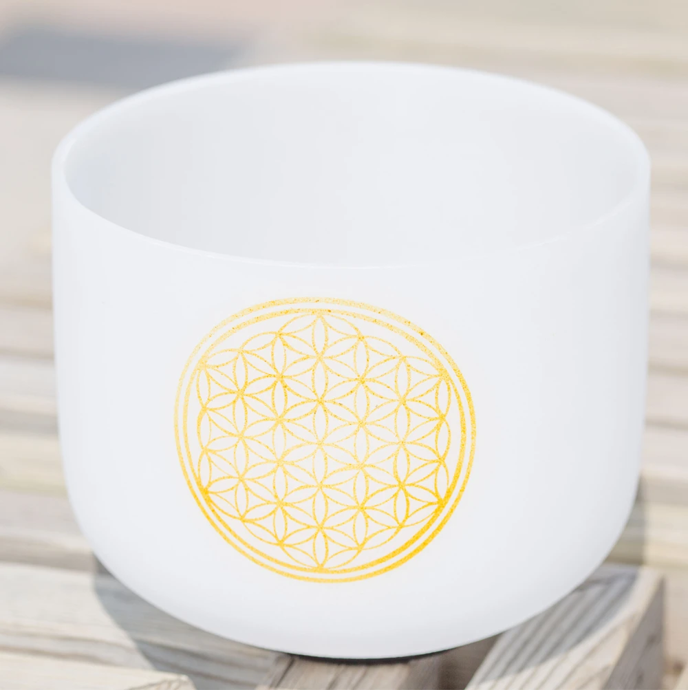 12inch The Flower Of Life Design 7 Chakra Tones Cdefgab Healing Meditation Sound Bowl Bells Chimes Aliexpress