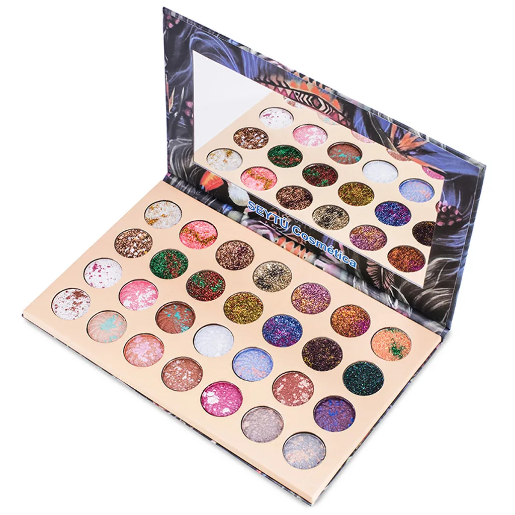 Personality Girl 28 Colors Shimmer Matte Eye Shadow Eyeshadow Palette Portable Cosmetic Fashion Eyeshadow Pallette Ombretti