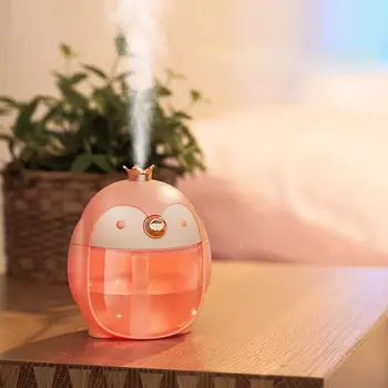 

Ultrasonic Air Humidifier USB Aroma Diffuser Penguin 3 in 1 Colorful Night Light Electric Essential Car Air Purifier Mist Maker