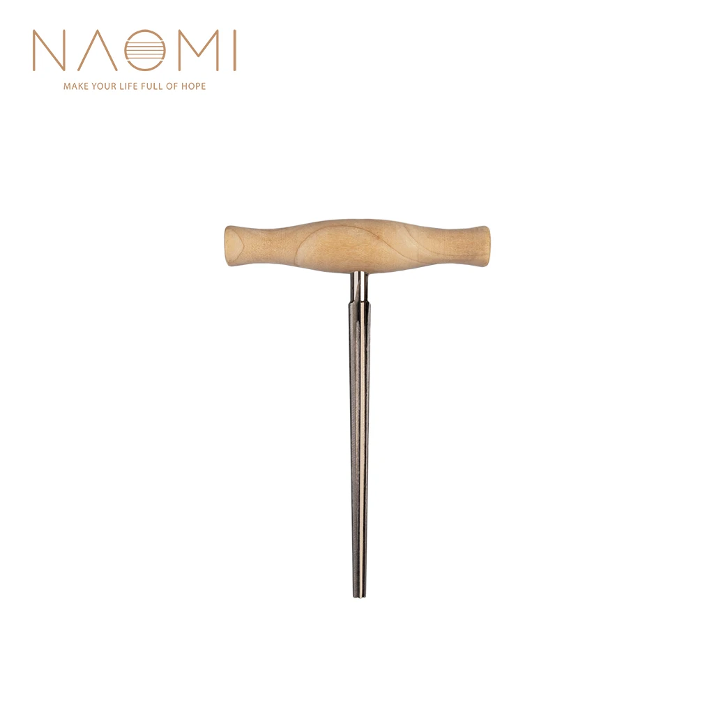 Развертка для скрипки NAOMI с отверстиями из быстрорежущей стали + деревянная ручка