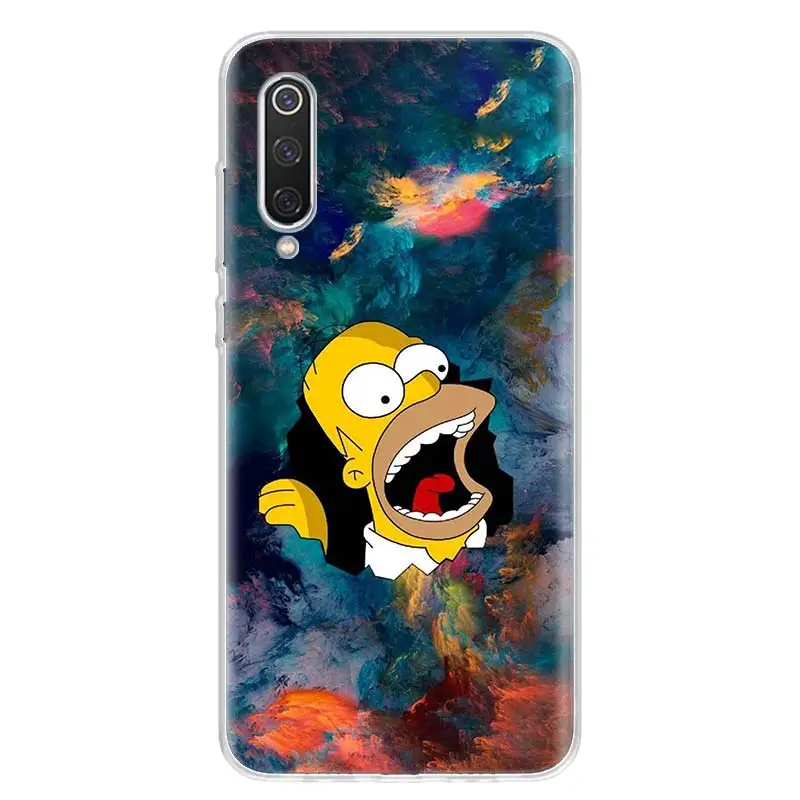 Гомер J. «Симпсоны» крышка чехол для телефона для Xiao mi Red mi Note 8 Pro 8A 7 7A 5 5A 6A 4X S2 K20 mi 5X6X9 8 CC9 F1 корпус под плетенную сумку