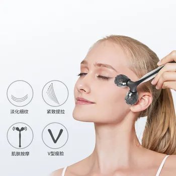 

3D Roller Massager 360 Rotate Thin Face Full Body Shape Massager Lifting Wrinkle Remover Facial Massage Tool Y Shape Massager