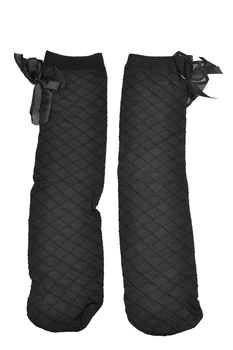 

Girls Kid High Socks Lovely Bow Knee Stockings Age 3-10Y black
