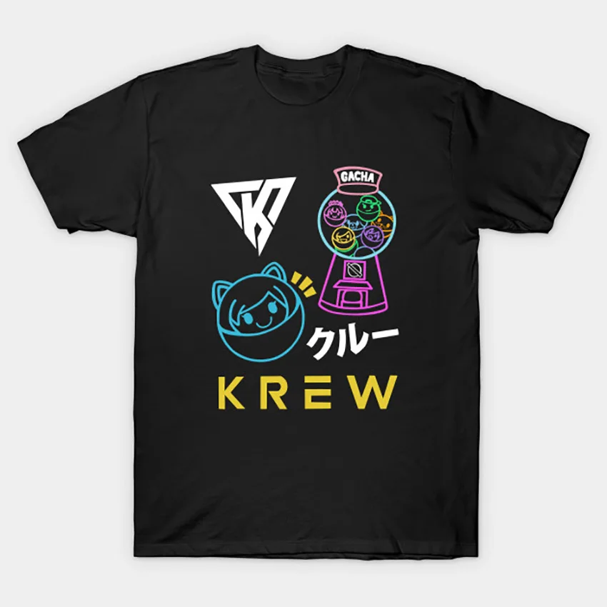 Funneh Krew футболка с рисунком itsfunneh youtuber lazarbeam bloxberg krew stampy cat meep city gamer|Футболки| |