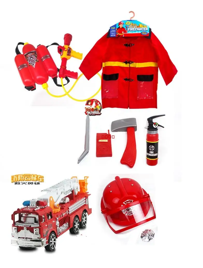 Персонаж Сэм игровой реквизит пожарный член Детский рюкзак водяной пистолет пожарный огнестойкий костюм набор игрушек сгусток
