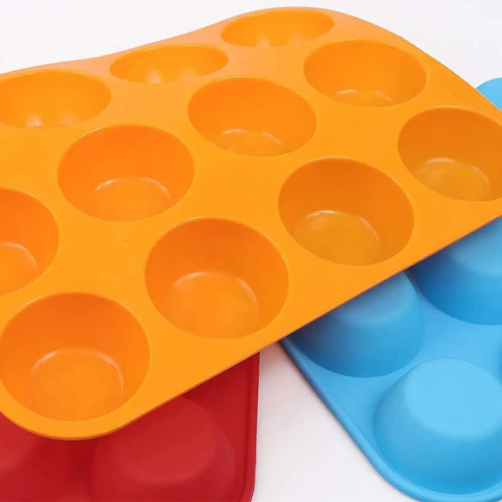 3PCS Egg Muffin Baking Silicone Molds Candy Cookies Cupcake Chocolate Bakeware Pan Kitchen Tool Accessories Gadgets 4