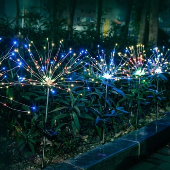 

Outdoor Lamp 1/2PCS Solar Powered Lights Waterproof For Landscape Lawn Garden Outdoor Decoration