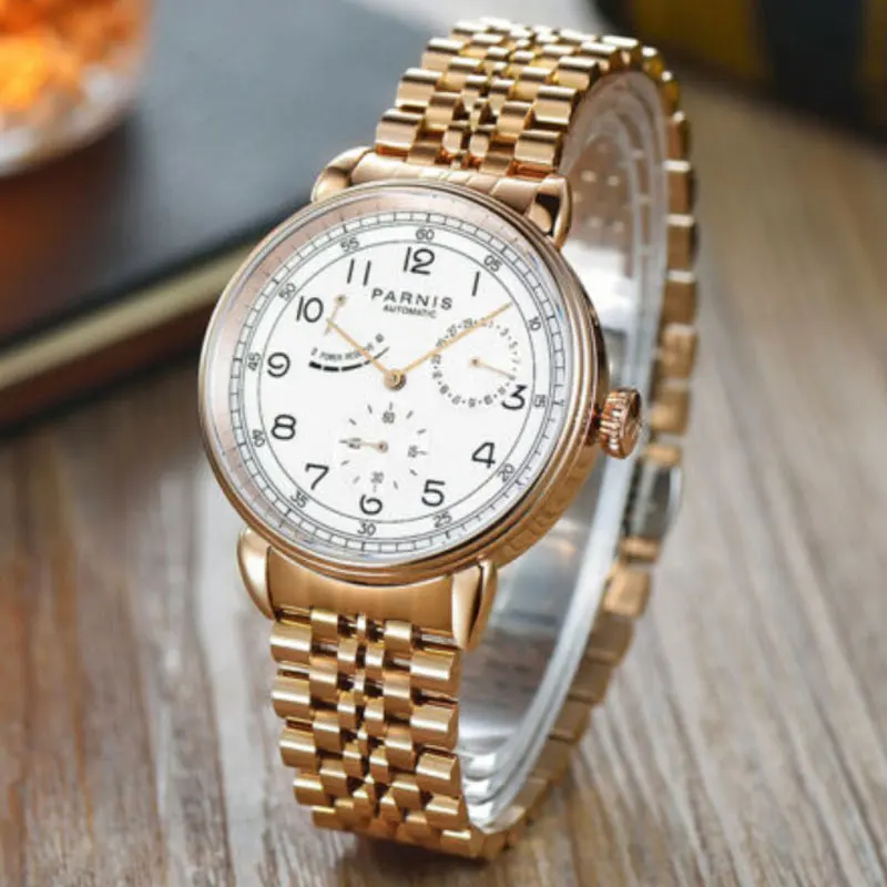 Часы наручные PARNIS Мужские автоматические повседневные спортивные брендовые