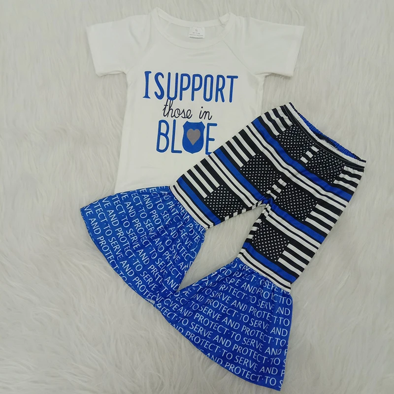 thin blue line baby girl clothes