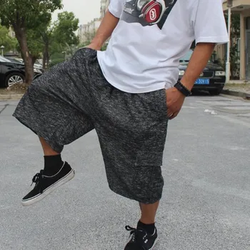 

Loose Baggy Summer Shorts Men Casual Camouflace Elastic Waist Shorts Hip Hop Harem Boardshorts Male Clothes 5XL 6XL