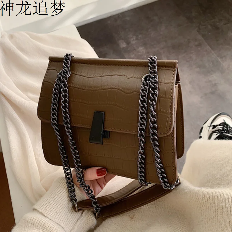 

Female Alligator Crossbody Bags For Women 2020 Leather Handbags Designer Sling Sac A Main Ladies Hand Shoulder Messenger Bag