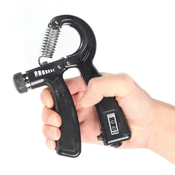 

R-type Adjustable Heavy Grips Hand Gym Power Fitness Finger Exerciser Pow Grip Wrist Strength Training Gripper Carpal Expander