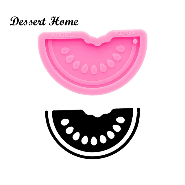 Dy0534 Fényes Gyanta Görögdinnye Öntőformák, Penész A Kulcstartóhoz, Szilikon Formák Barkácsolás Ékszerek Készítése, Agyag