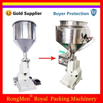 

Heating Hopper Filler Pneumatic Filling Machine Cream Food Paste Dispensing Peanut Butter Temperature Controller Free Shipping