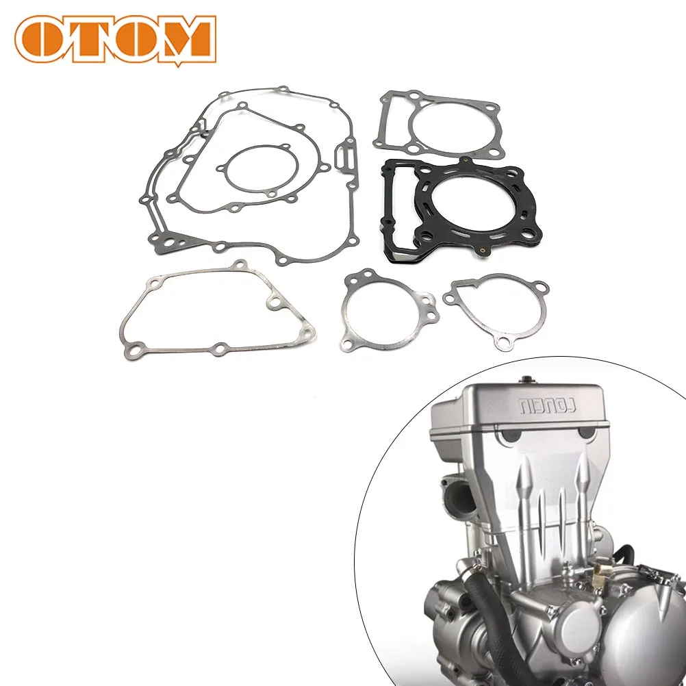 OTOM Complete Engine Rebuild Gaskets Seal O-ring Kit For LONCIN YF300 LX300 Retro 300AC VOGE300R Motorcycle Full Machine Pad silicone ring silicone o ring rubber seal gaskets carburetor carb gaskets washer gasket kit nitrile rubber o ring