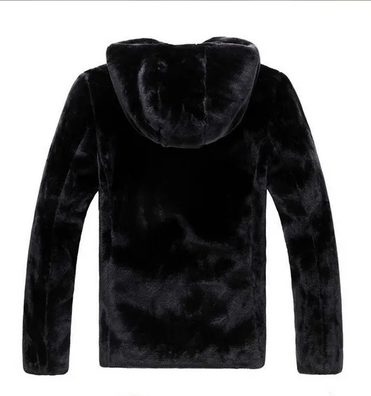6XL размера плюс кожаная куртка мужская шуба зимняя утепленная шерстяная ветровка повседневная черная куртка из искусственного меха Jaqueta De Couro S67