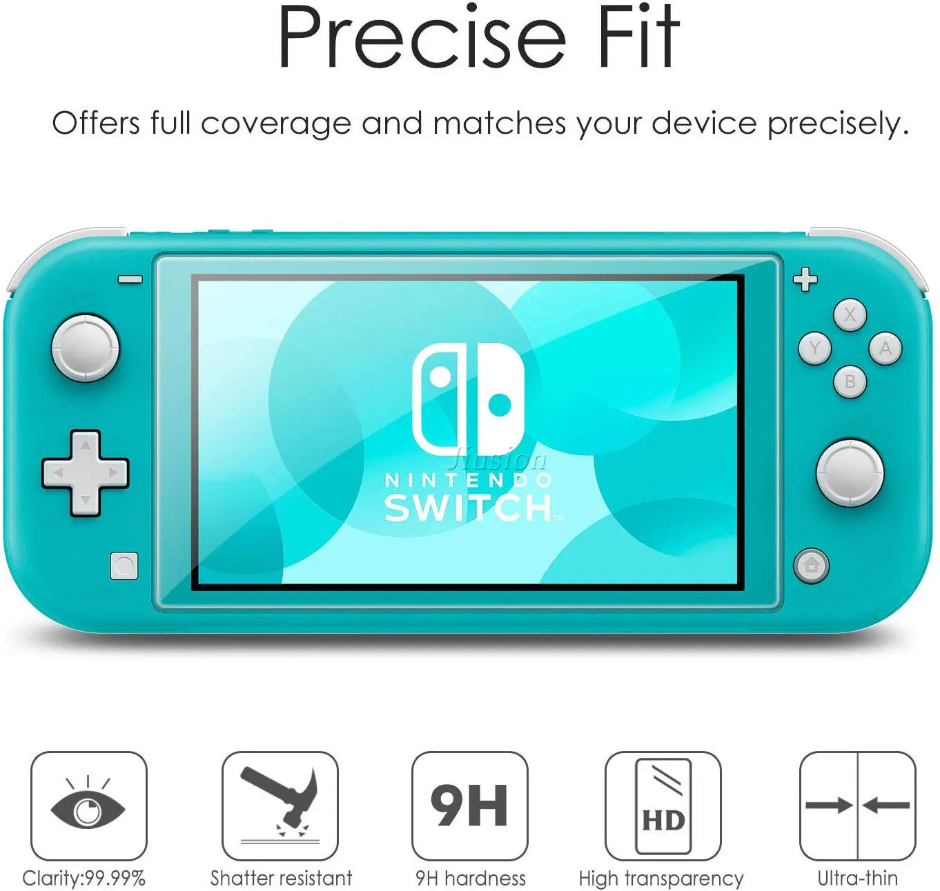 Для Switch Lite 2 упаковка 9H закаленное стекло для защиты экрана для kingd Switch Lite Мини Защитная Пленка чехол для кожи NS аксессуары