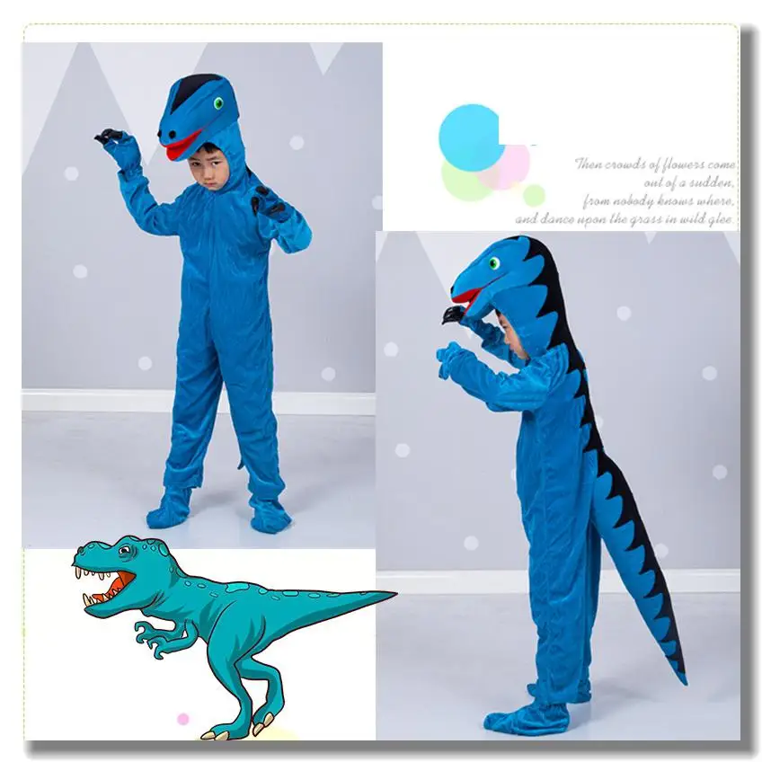 Costume tuta da dinosauro per bambino