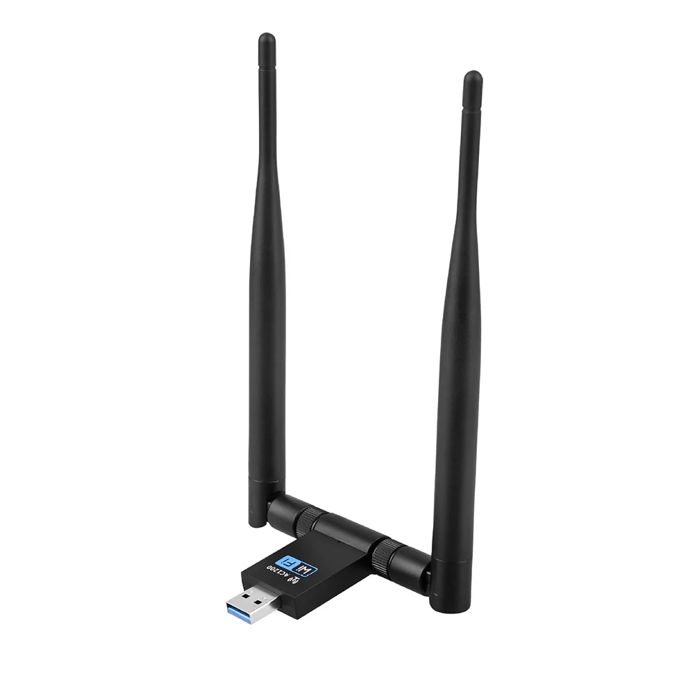 AC1200Mbps беспроводная сетевая карта двухдиапазонный WiFi адаптер USB3.0 WiFi приемник 5G сетевой адаптер