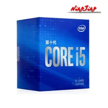 Intel Core i5-10400 i5 10400 2.9 GHz sześciordzeniowy dwunastogwintowy procesor CPU L2 = 1.5M L3 = 12M 65W LGA1200 nowy i dostarczany z wentylatorem