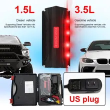 С вилкой формата US-68800 мАч автомобильное пусковое устройство, Мощность банк 600A Портативный автомобиля Батарея усилитель Зарядное устройство 12V пусковое устройство бензин дизель