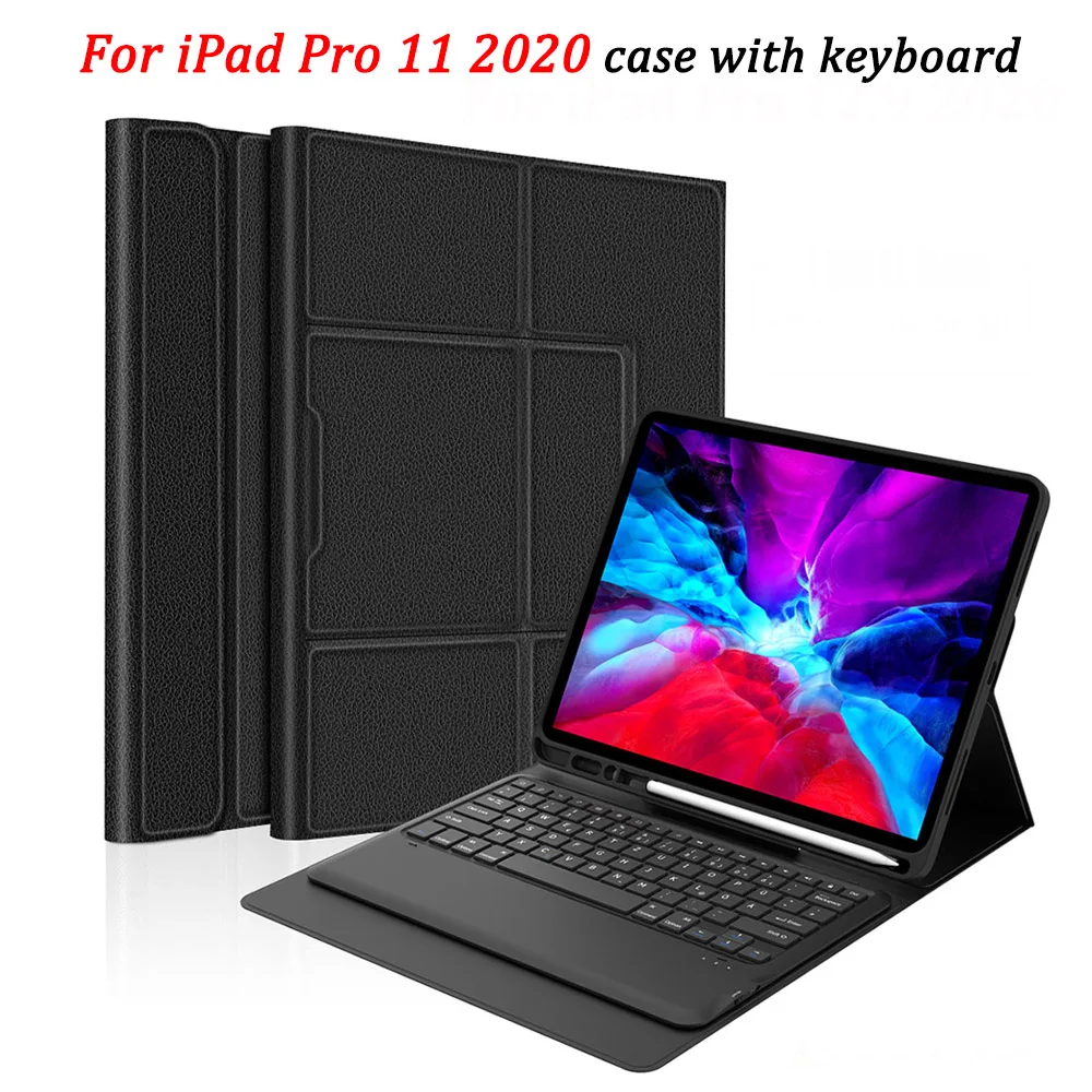 Для iPad Pro 2020 11 12 9 чехол для клавиатуры с карандашом планшет Bluetooth клавиатура