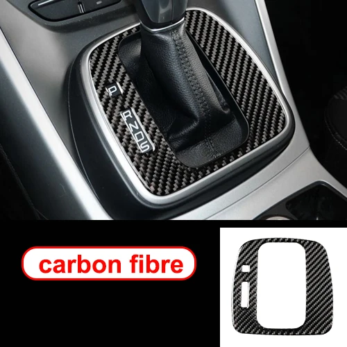 Коробка скоростей из углеродного волокна, декоративные наклейки для Ford ESCAPE 2013 Grand C-MAX, автомобильные аксессуары LHD RHD, Стайлинг - Название цвета: A
