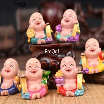 

Ngryise 1Pcs A Set Shy Clever Choice Statue monk sheheshang