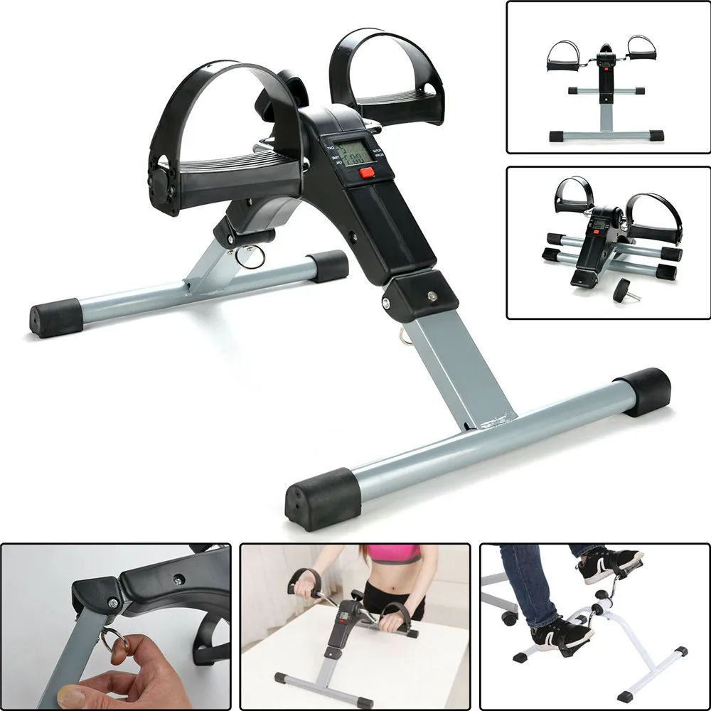 

Mini Exercise Bike Leg Arm LCD Machine Cycle Pedal Exerciser Workout Gym Fitness Body Building Steppers Sport Exercise Equipment