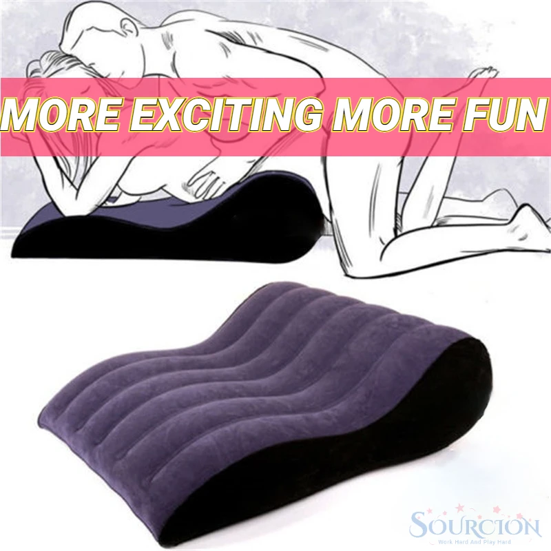SourcionC Top-10 Confortable Inflatable Sex Sofa Luxury Pillow Chair Bed Helpful Pad Ramp Furniture Sexy Tool | Дом и сад