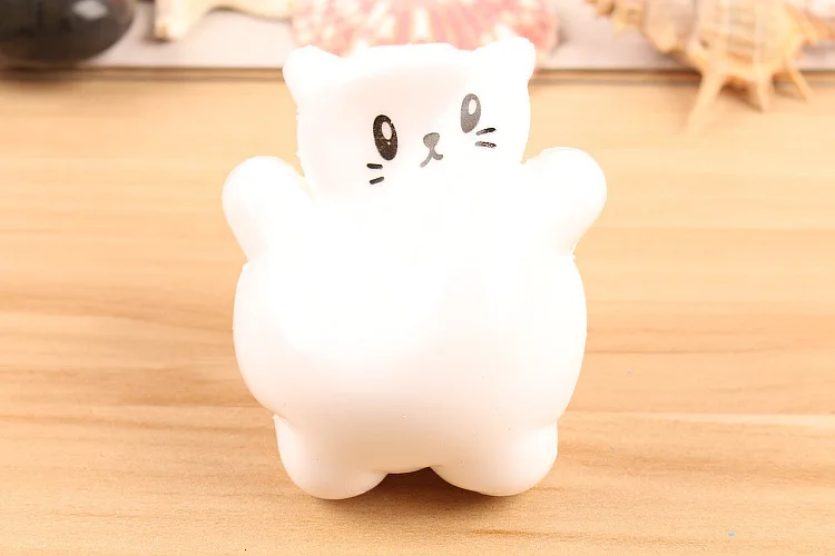 12 см милые игрушки для съёмки кошек, забавные игрушки для снятия стресса, ленивый спящий Кот, Ароматизированная подвеска, медленно поднимающаяся, сжимающая талию, интерактивные игрушки для лечения