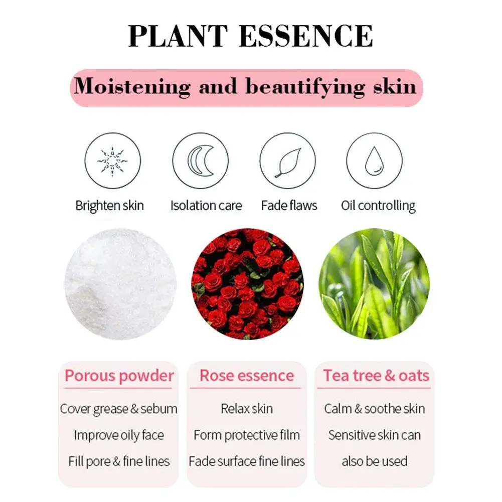 Pore Primer Hydrating Pink Isolation Makeup Pre milk Base Concealer Cream Invisible Pore Cosmetics Brighten Makeup 3